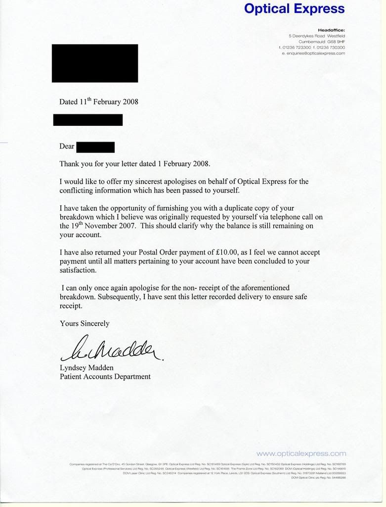 Jysmystry v Optical Express